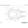Комплект крепления LOWRANCE на мачту для радара 3G/4G 000-10795-001